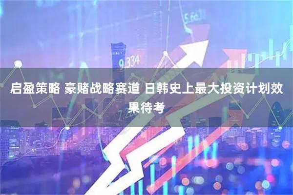 启盈策略 豪赌战略赛道 日韩史上最大投资计划效果待考